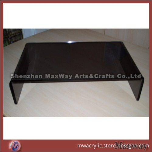Black Square Acrylic Laptop/PC Table